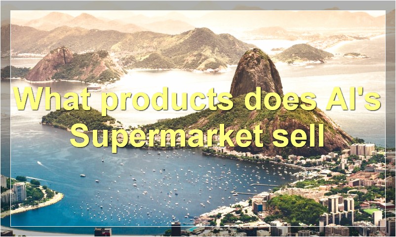 What products does Al's Supermarket sell