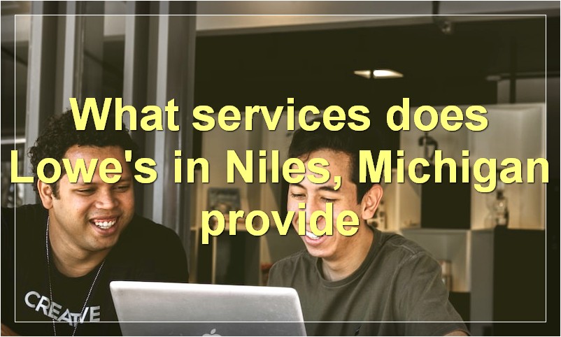 What services does Lowes in Leesville, LA offer