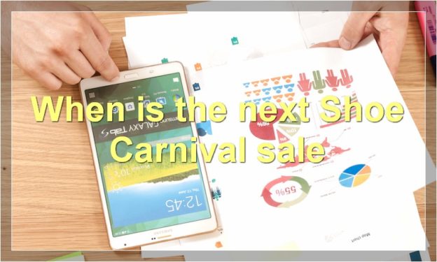 When is the next Shoe Carnival sale