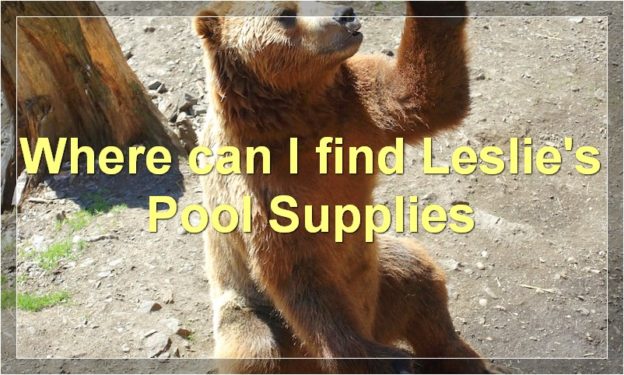 Where can I find Leslie's Pool Supplies