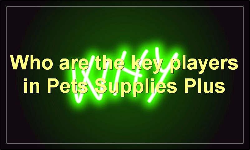 Who are the key players in Pets Supplies Plus
