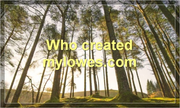 Who created mylowes.com