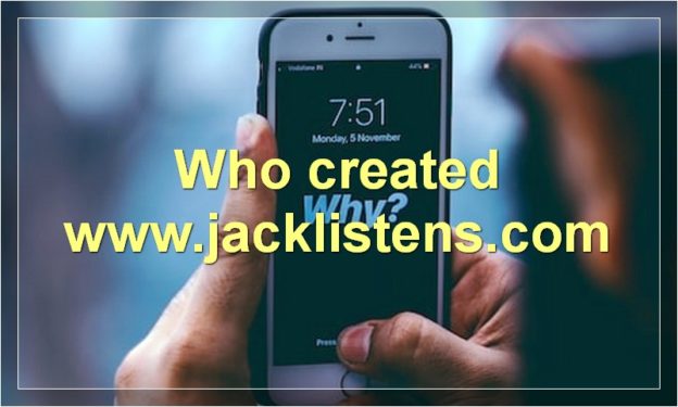 Who created www.jacklistens.com